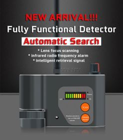 CPA101 Professional Anti RF Detector Innovative Infrared Camara Laser GSM WiFi Signal Detection Camera Lens Focus Scanning - black