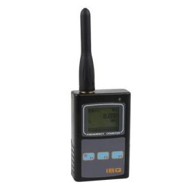 IBQ102 Portable Hand-Held Wide Range 10MHz-2600MHz Sensitive Frequency Meter Tester Counter For Two-Way Ham Radio - black