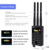 G618 Three Antennas Professional Radio Frequency Detection Device Gsm GPS RF Signal Detector Anti Wiretapping Wireless Camera Detects - black