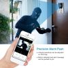 WiFi Video Doorbell Wireless Door Bell 720P HD WiFi Security Camera with Two-way Talk PIR Motion - White