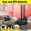 G318A RF Signal Detector GPS Signal Detector Wireless Detector GPS RF Scanner Finder GSM Device Finder - black