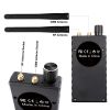 G528B Radio Detector; Multi-Functional Full-Range RF Wireless Signal Radio Detector 1MHz-8GHz Range Adjustable Sensitivity - black