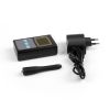 IBQ102 Portable Hand-Held Wide Range 10MHz-2600MHz Sensitive Frequency Meter Tester Counter For Two-Way Ham Radio - black