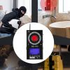 DSK-900 Mini Anti Camera Detector Multi-Functional Full Frequency Band Signal Detector Mini 1MHz-6.5GHz Wireless Signal Detector - black