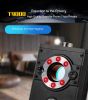 T9000;  Multifunctional Detector;  Wireless Signal&Camera Lens& Magnet Detector;  Battery Work 8hours - black